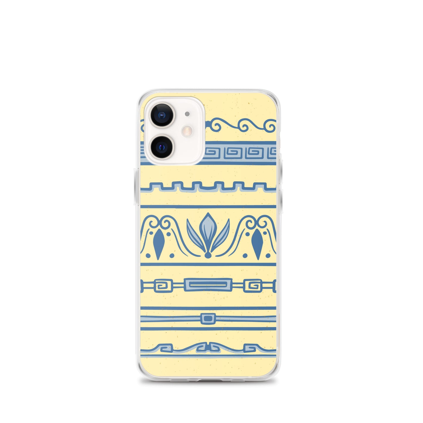 Watercolor Yellow Greek Clear Case for iPhone®