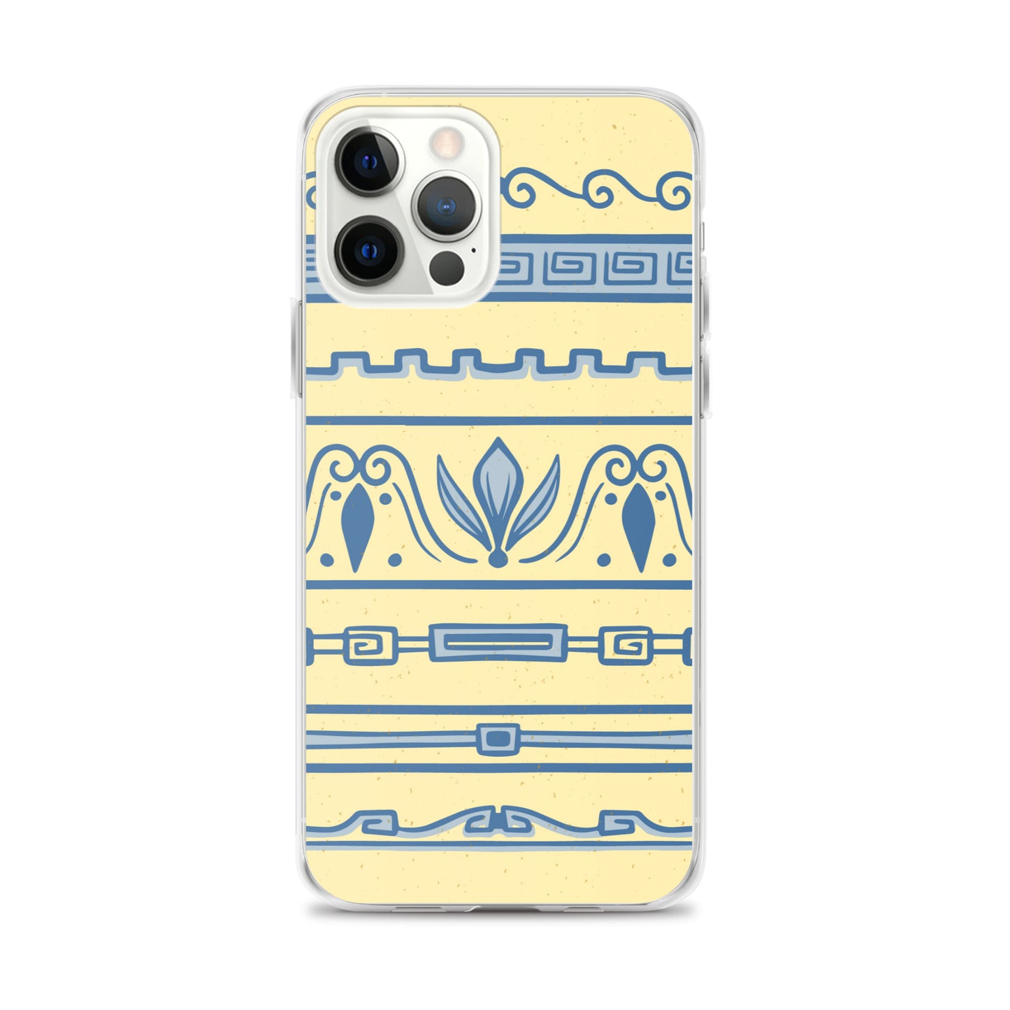 Watercolor Yellow Greek Clear Case for iPhone®
