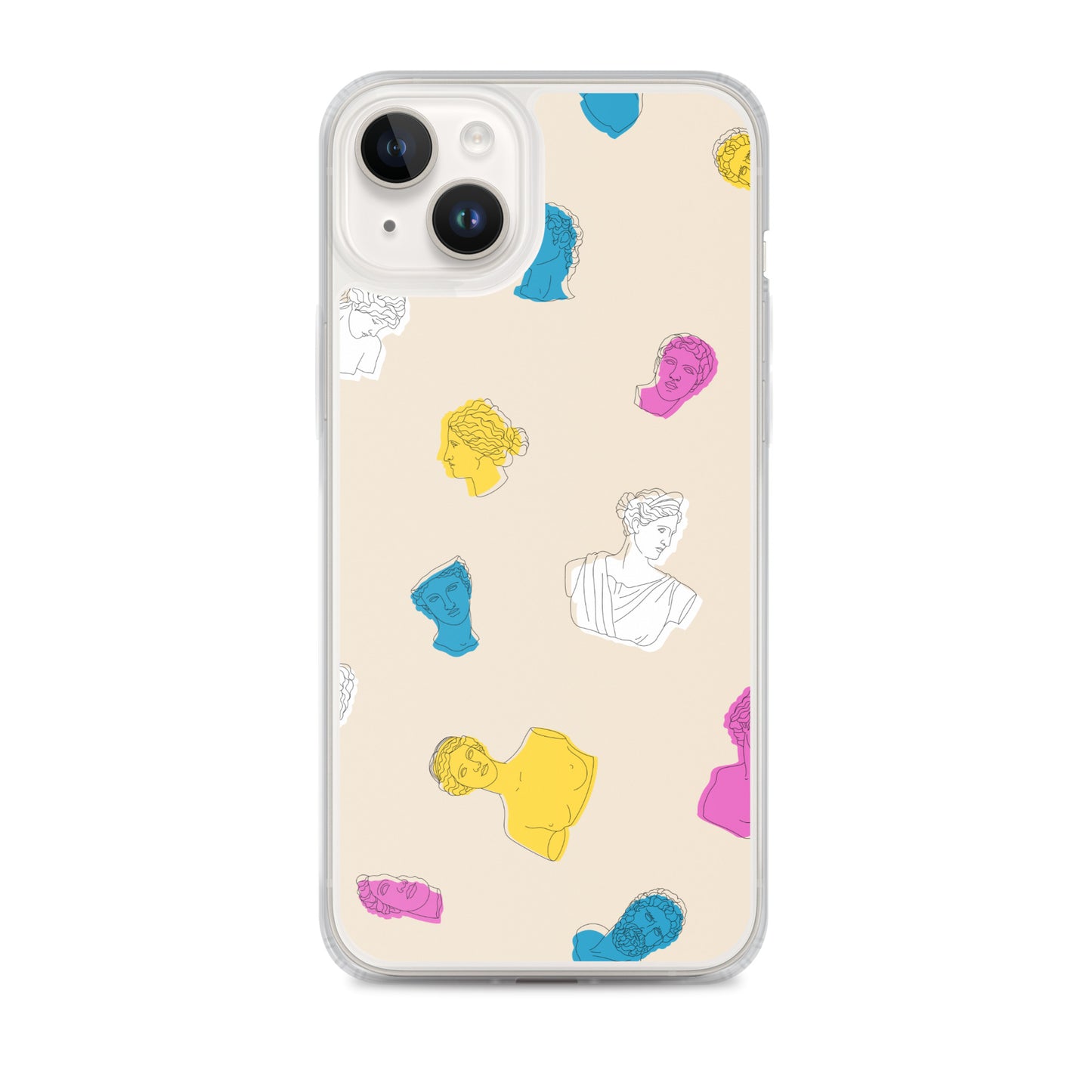 Retro Greek God Clear Case for iPhone®