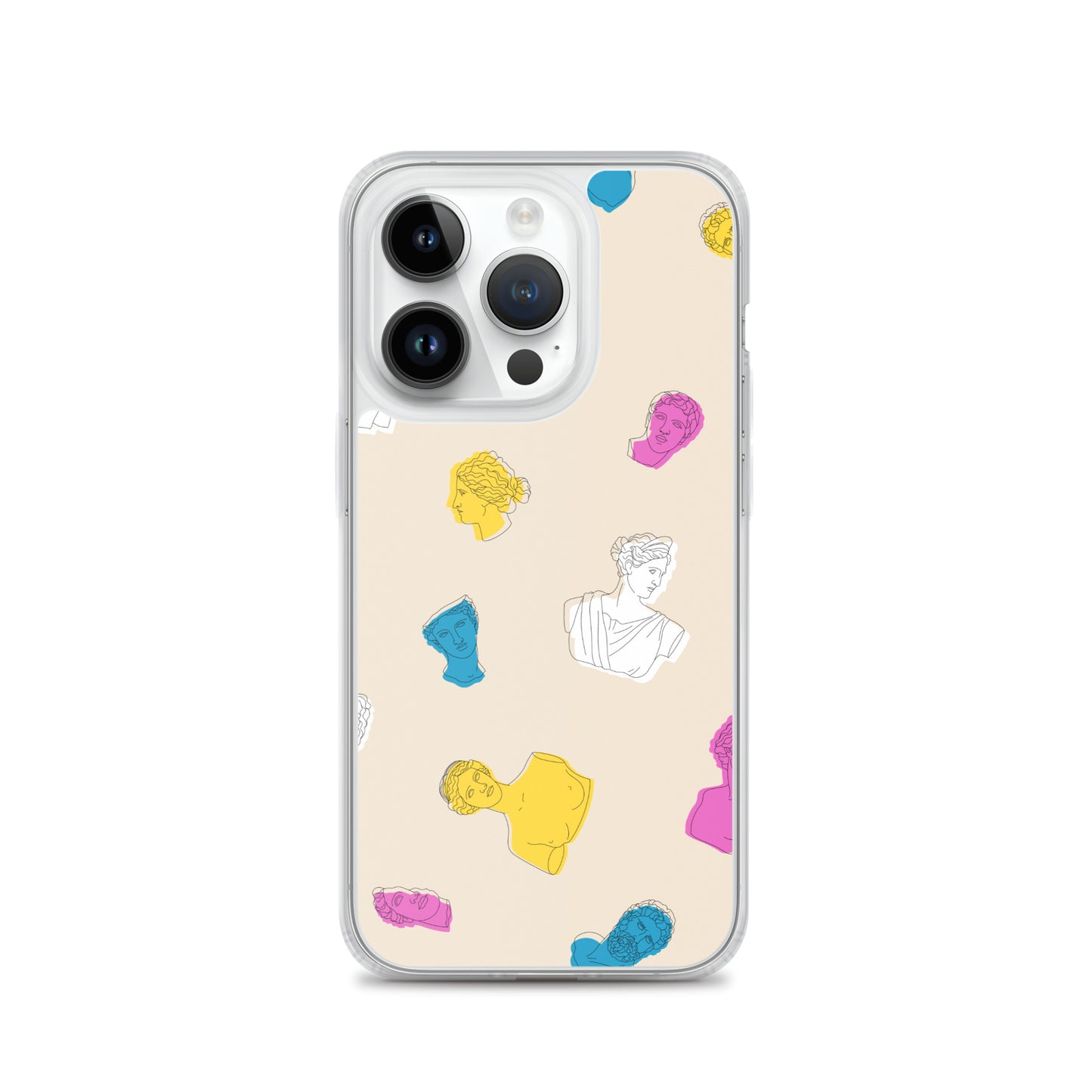 Retro Greek God Clear Case for iPhone®