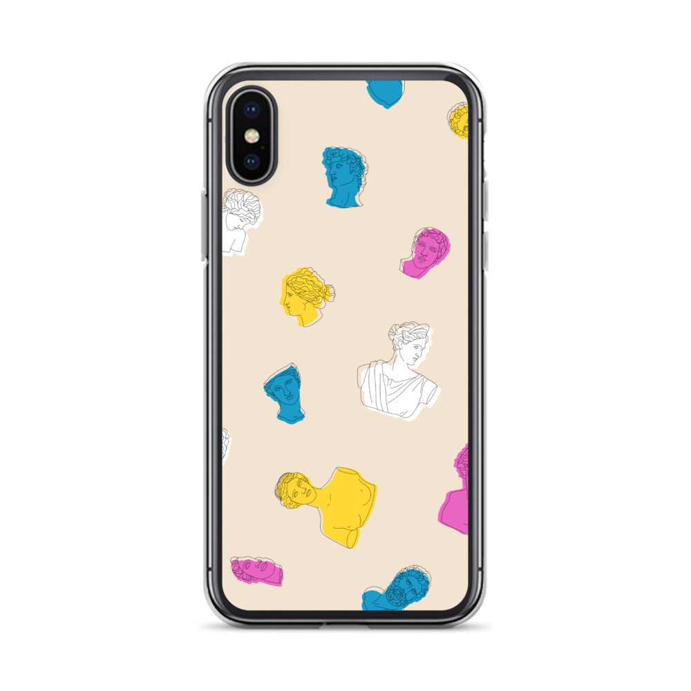 Retro Greek God Clear Case for iPhone®
