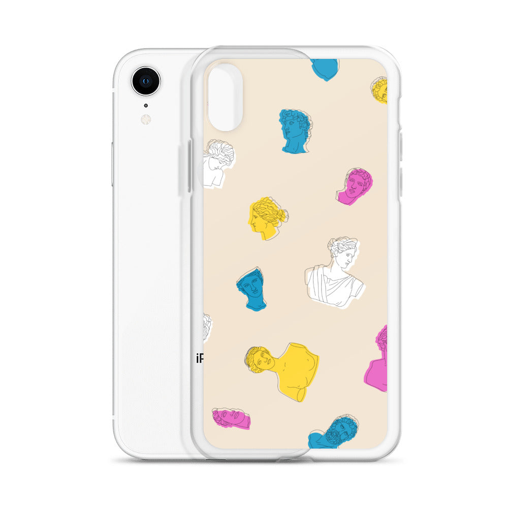 Retro Greek God Clear Case for iPhone®