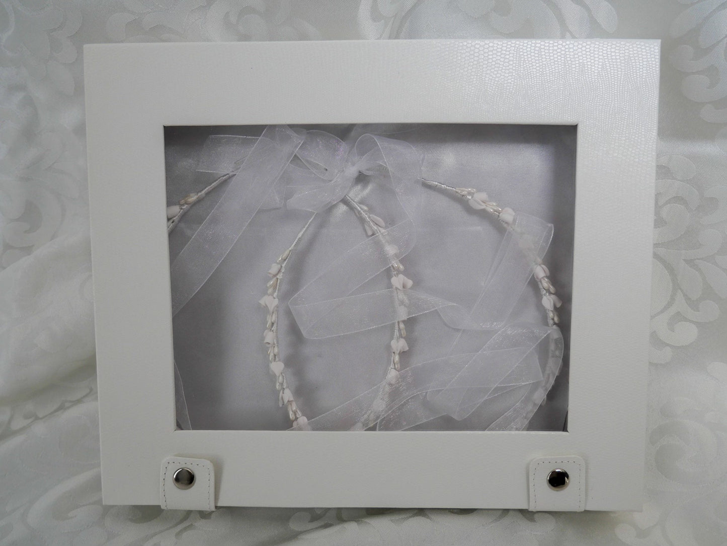 Elegant Stefana - Greek Wedding Crowns | Ivory/White | Bridal Crowns | Traditional Greek Stefana
