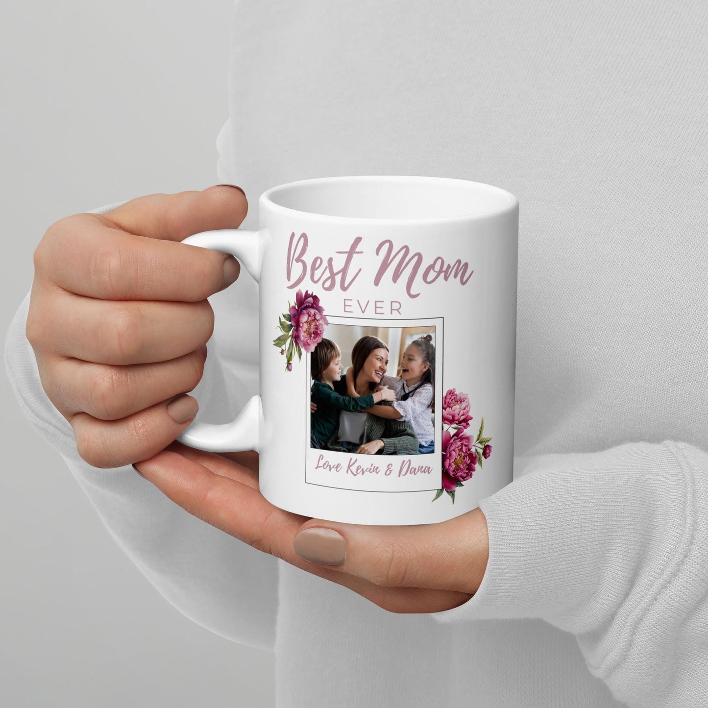 Custom Photo Mug for Mom | Personalized Mother’s Day Gift | Birthday Mug for Mom | Best Mom Ever Mug | Custom Ceramic Coffee Mug | Sentimental Gift for Her | Mama Mug | Photo Mug Gift | Unique Tea Mug Grandma Mug Mother-in-Law Mug | Custom Coffee Mug