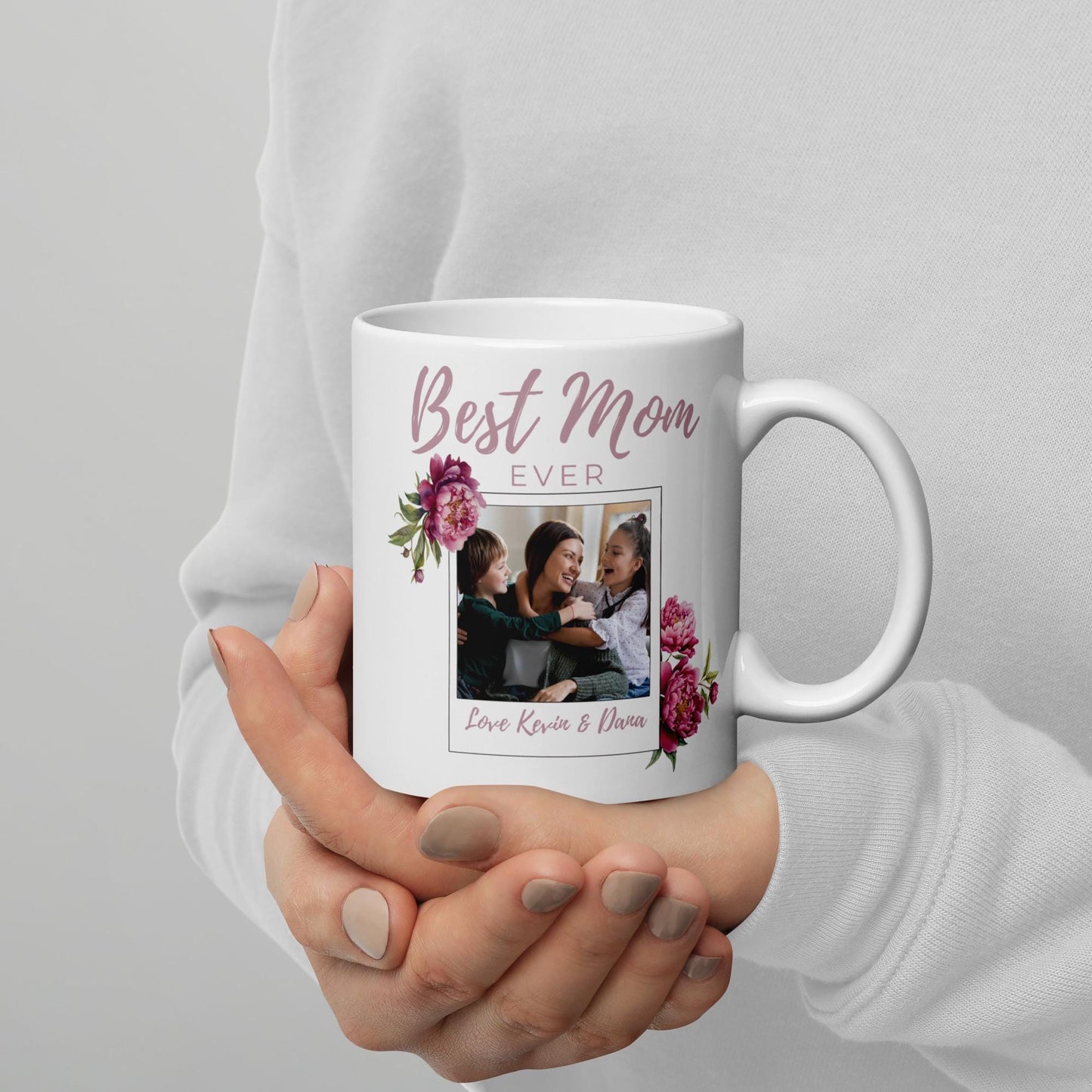 Custom Photo Mug for Mom | Personalized Mother’s Day Gift | Birthday Mug for Mom | Best Mom Ever Mug | Custom Ceramic Coffee Mug | Sentimental Gift for Her | Mama Mug | Photo Mug Gift | Unique Tea Mug Grandma Mug Mother-in-Law Mug | Custom Coffee Mug
