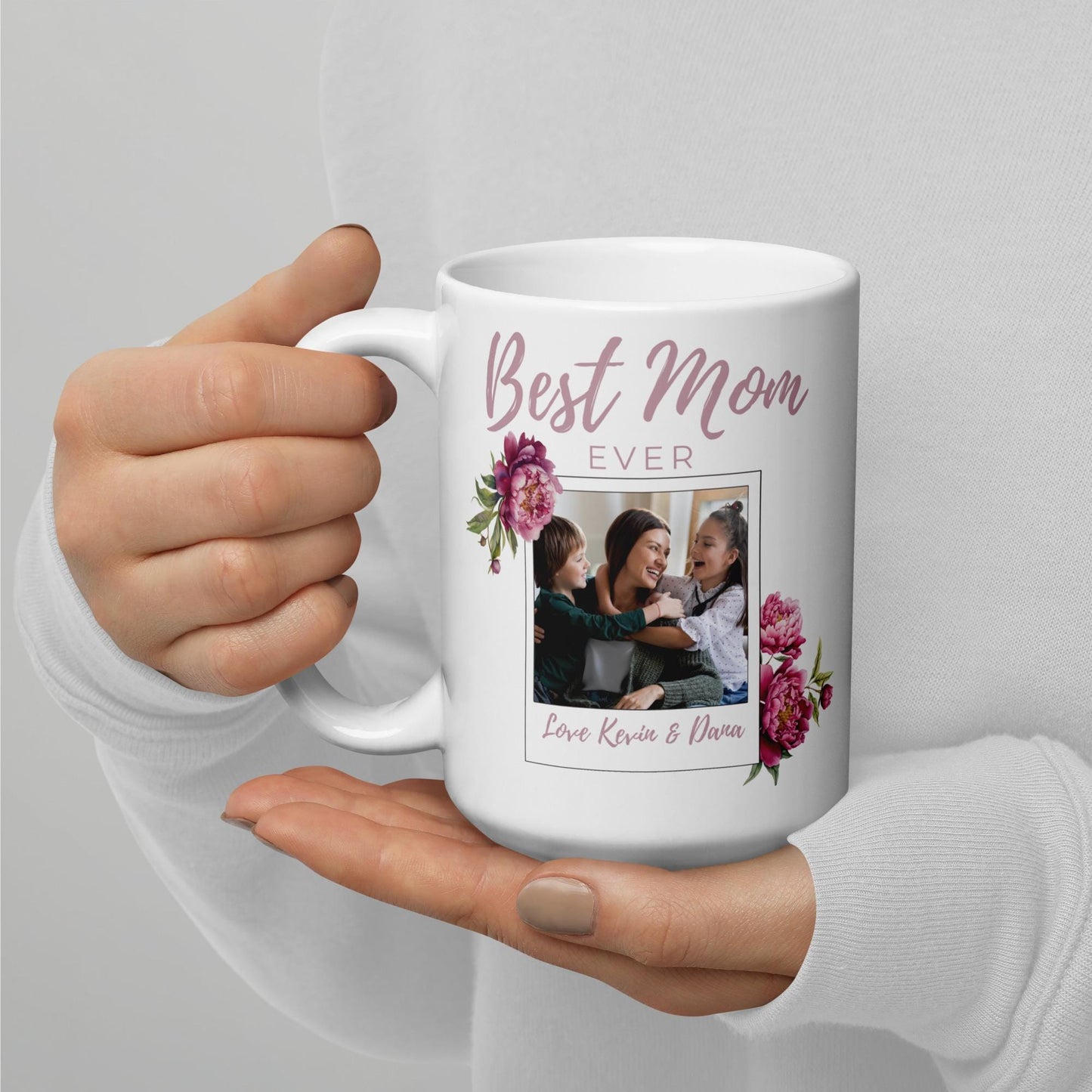 Custom Photo Mug for Mom | Personalized Mother’s Day Gift | Birthday Mug for Mom | Best Mom Ever Mug | Custom Ceramic Coffee Mug | Sentimental Gift for Her | Mama Mug | Photo Mug Gift | Unique Tea Mug Grandma Mug Mother-in-Law Mug | Custom Coffee Mug