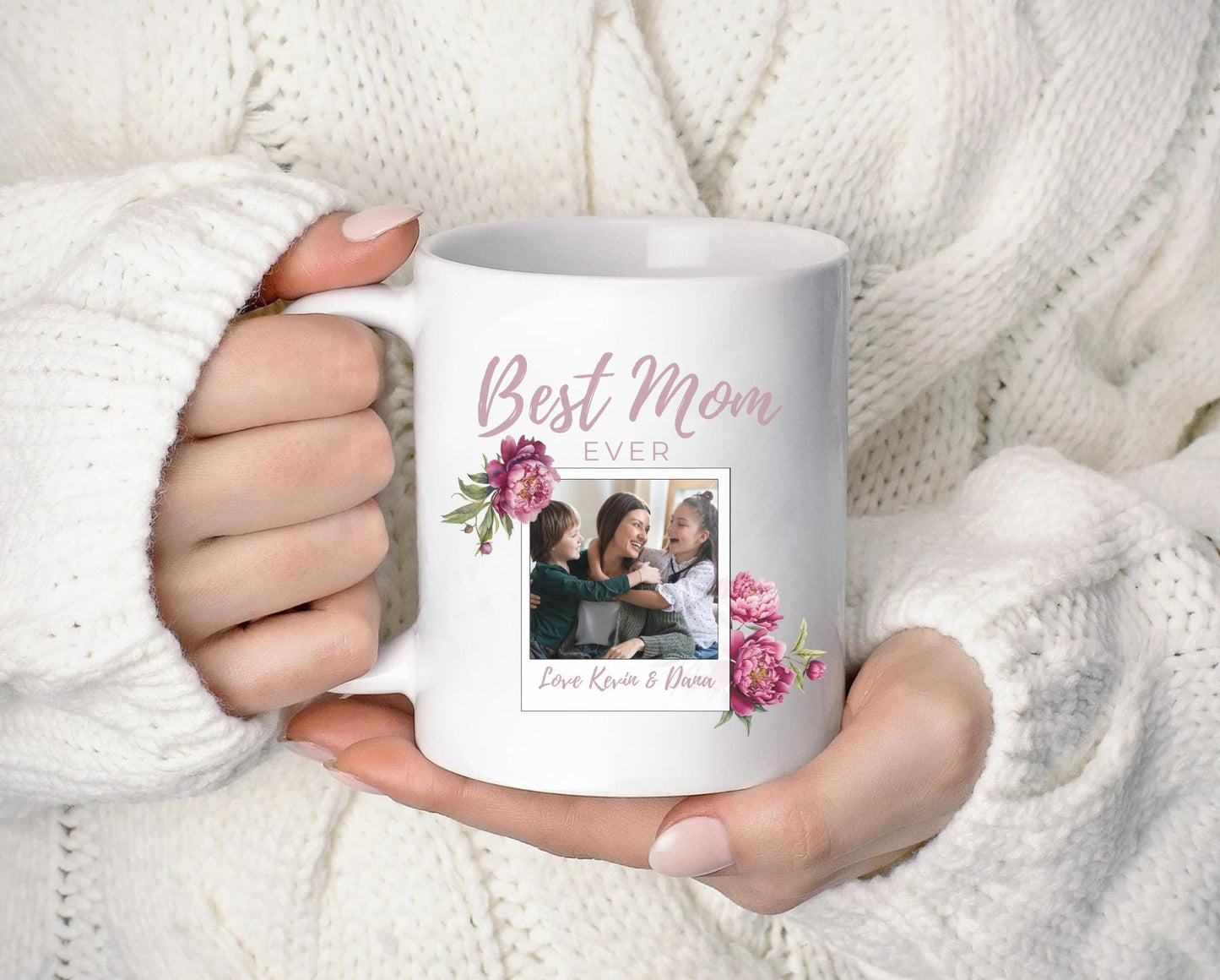 Custom Photo Mug for Mom | Personalized Mother’s Day Gift | Birthday Mug for Mom | Best Mom Ever Mug | Custom Ceramic Coffee Mug | Sentimental Gift for Her | Mama Mug | Photo Mug Gift | Unique Tea Mug Grandma Mug Mother-in-Law Mug | Custom Coffee Mug
