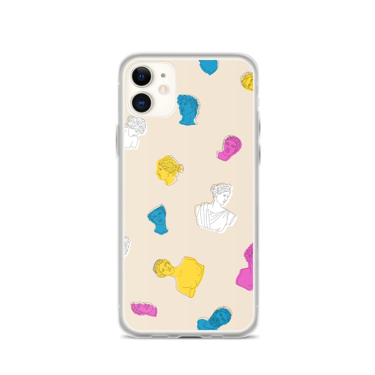 Retro Greek God Clear Case for iPhone®