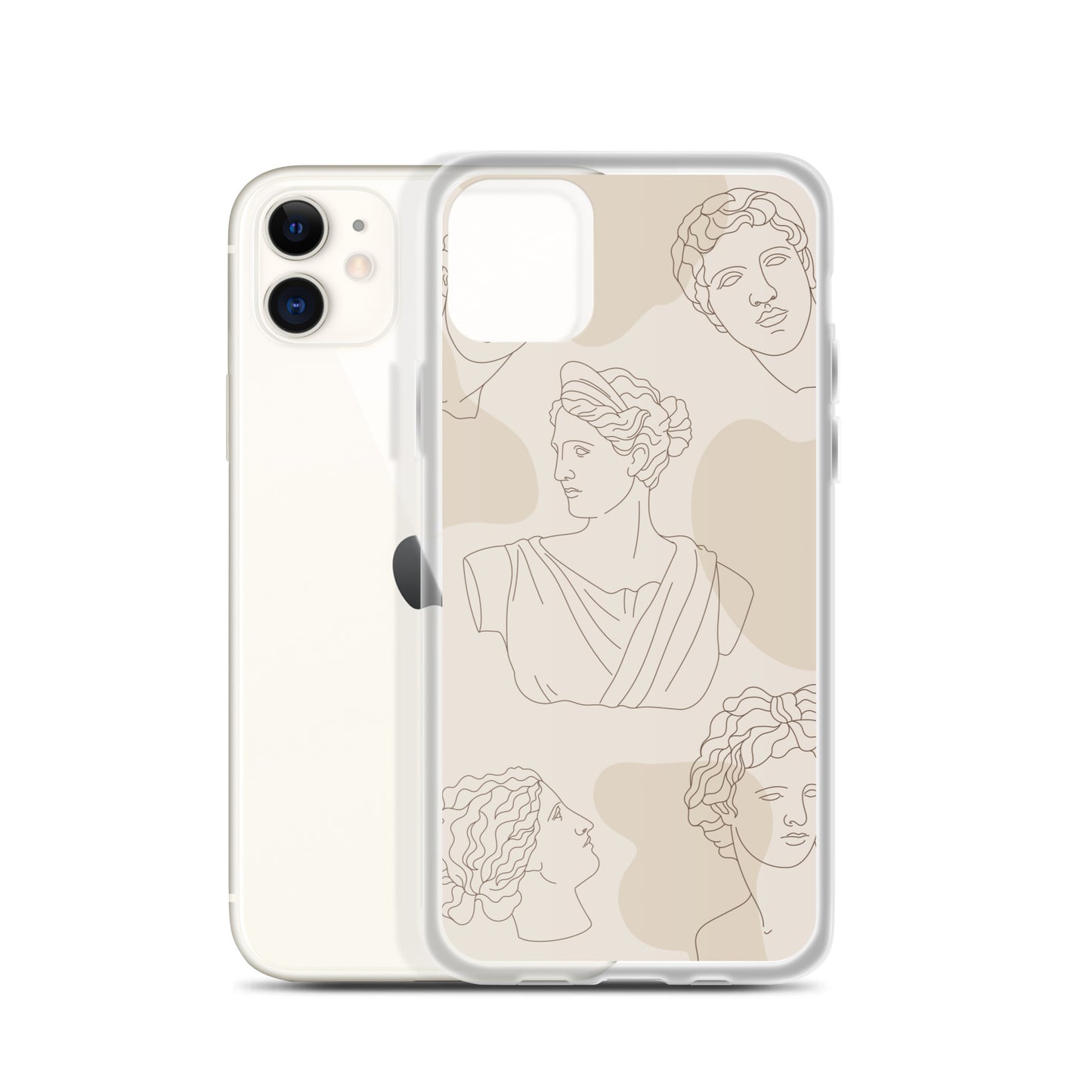 Greek Aesthetic Clear Case for iPhone®