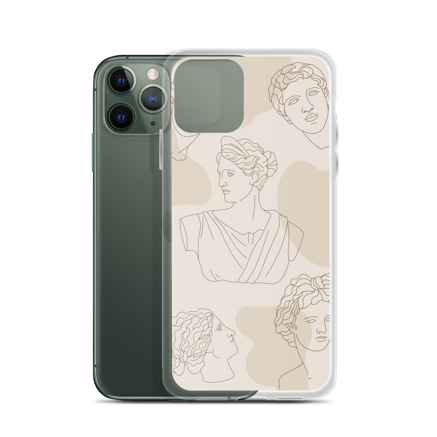 Greek Aesthetic Clear Case for iPhone®