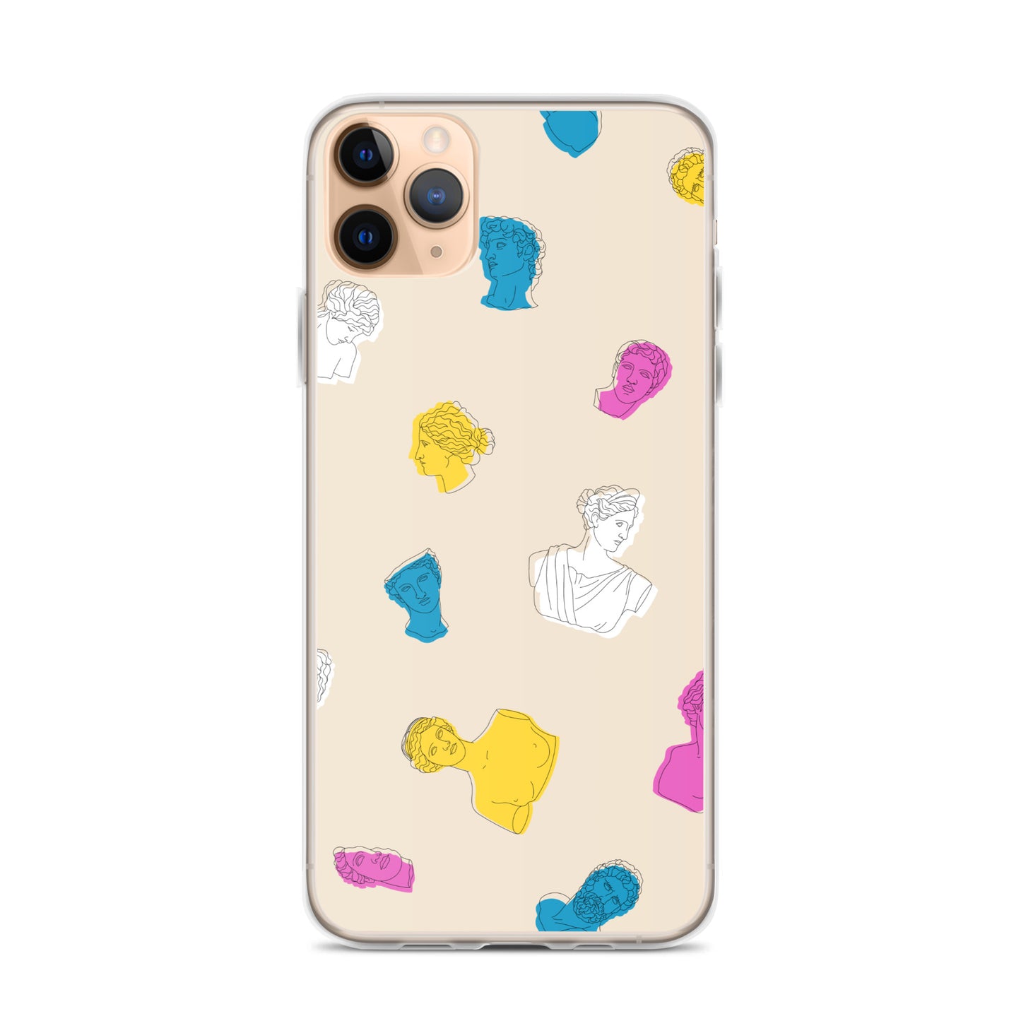 Retro Greek God Clear Case for iPhone®