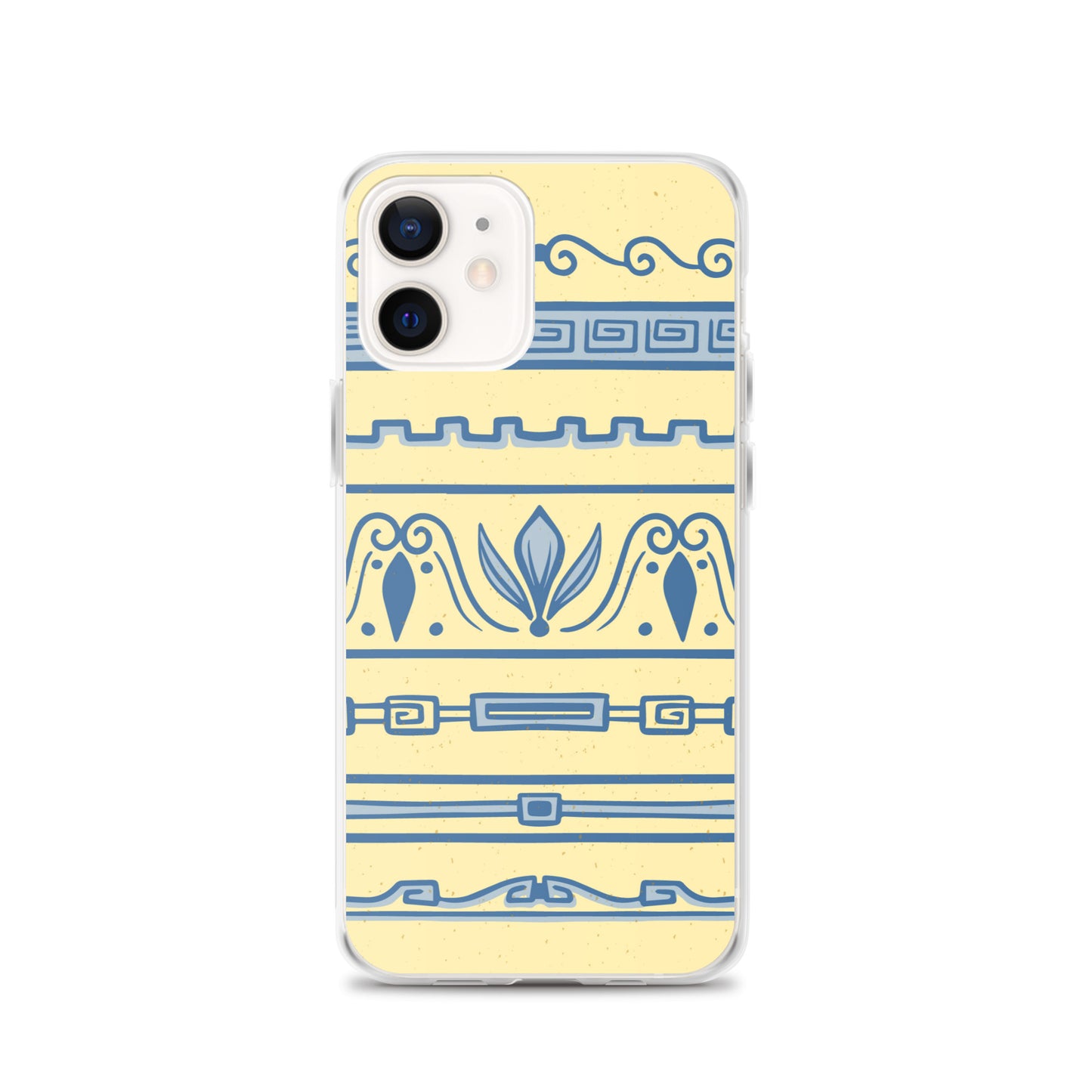 Watercolor Yellow Greek Clear Case for iPhone®