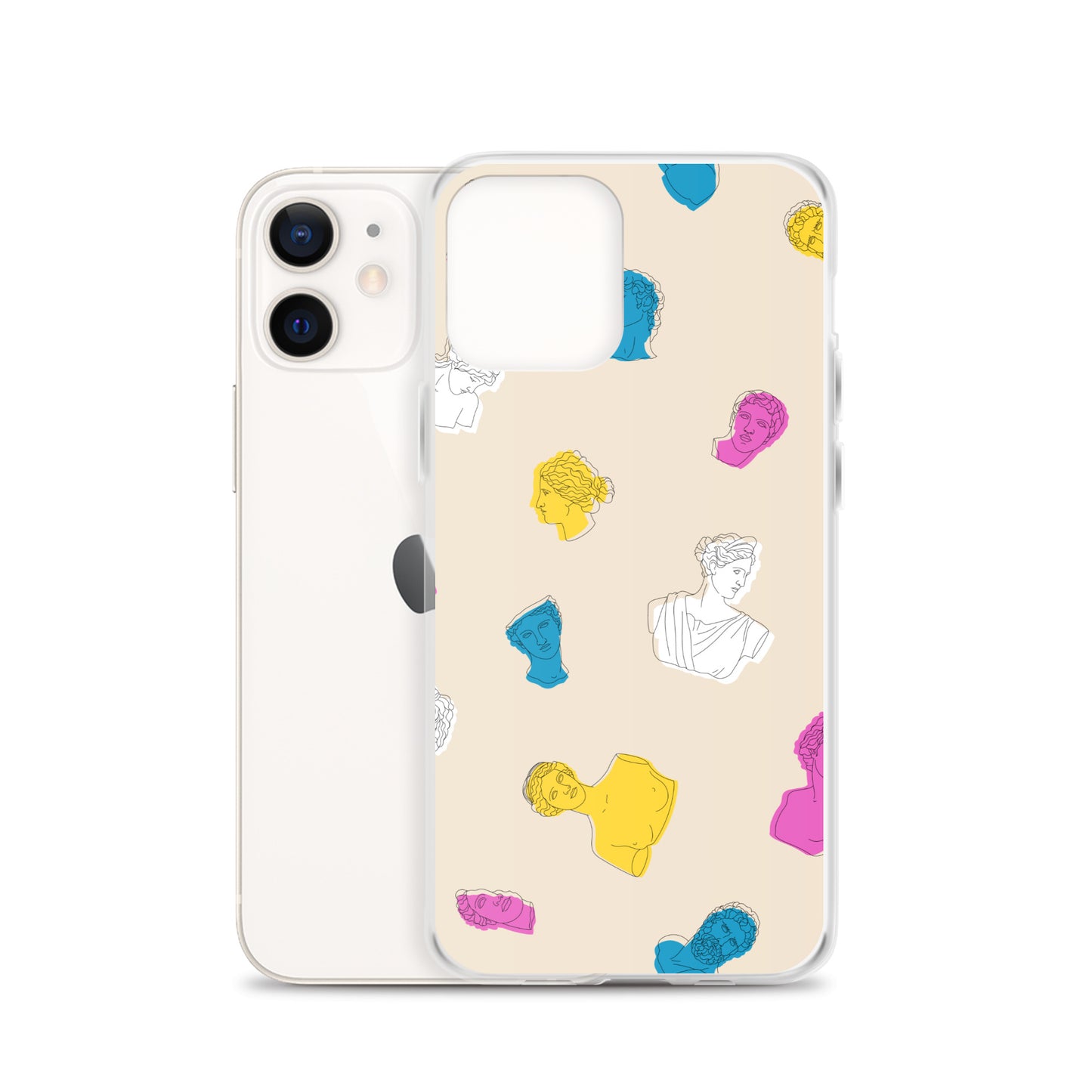 Retro Greek God Clear Case for iPhone®