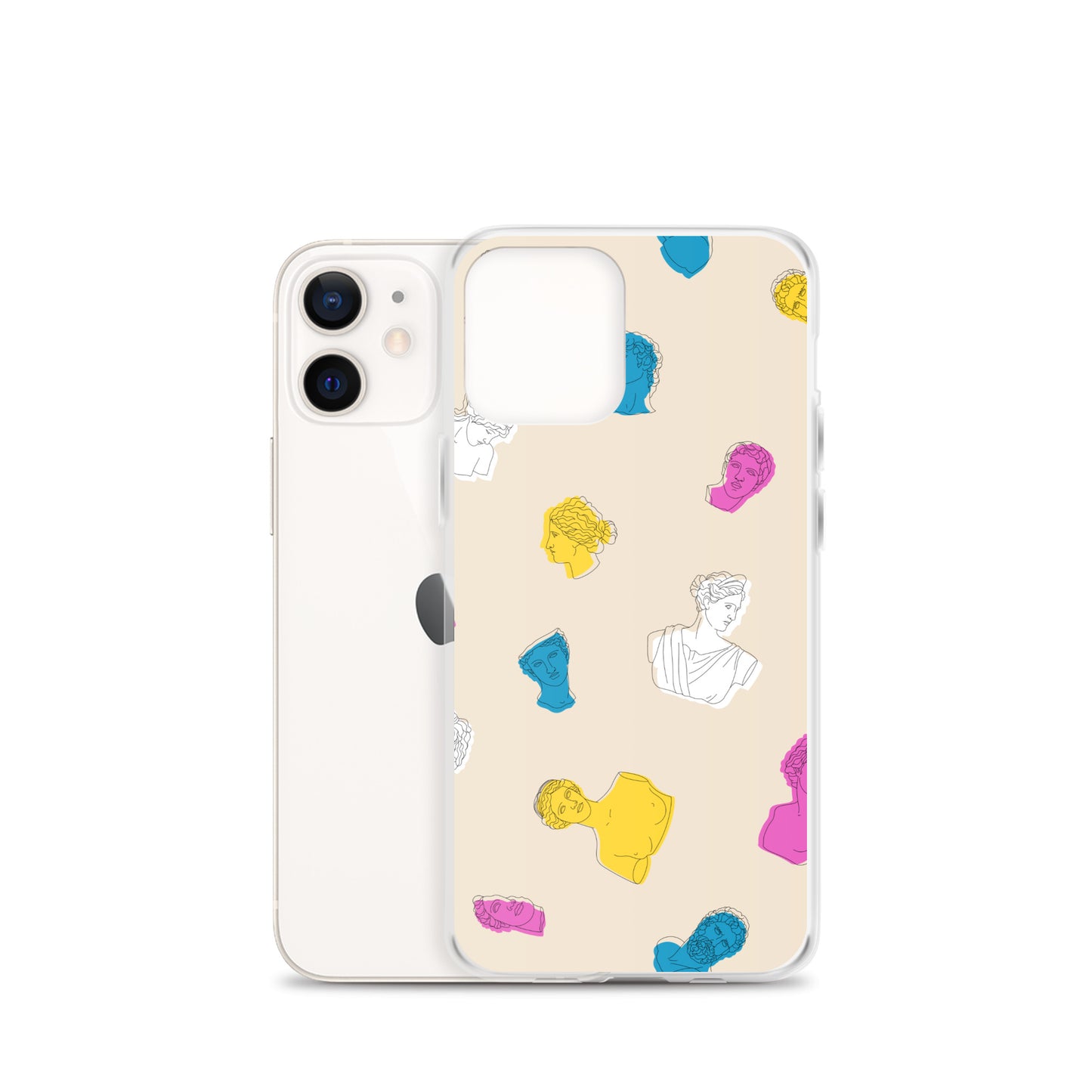 Retro Greek God Clear Case for iPhone®