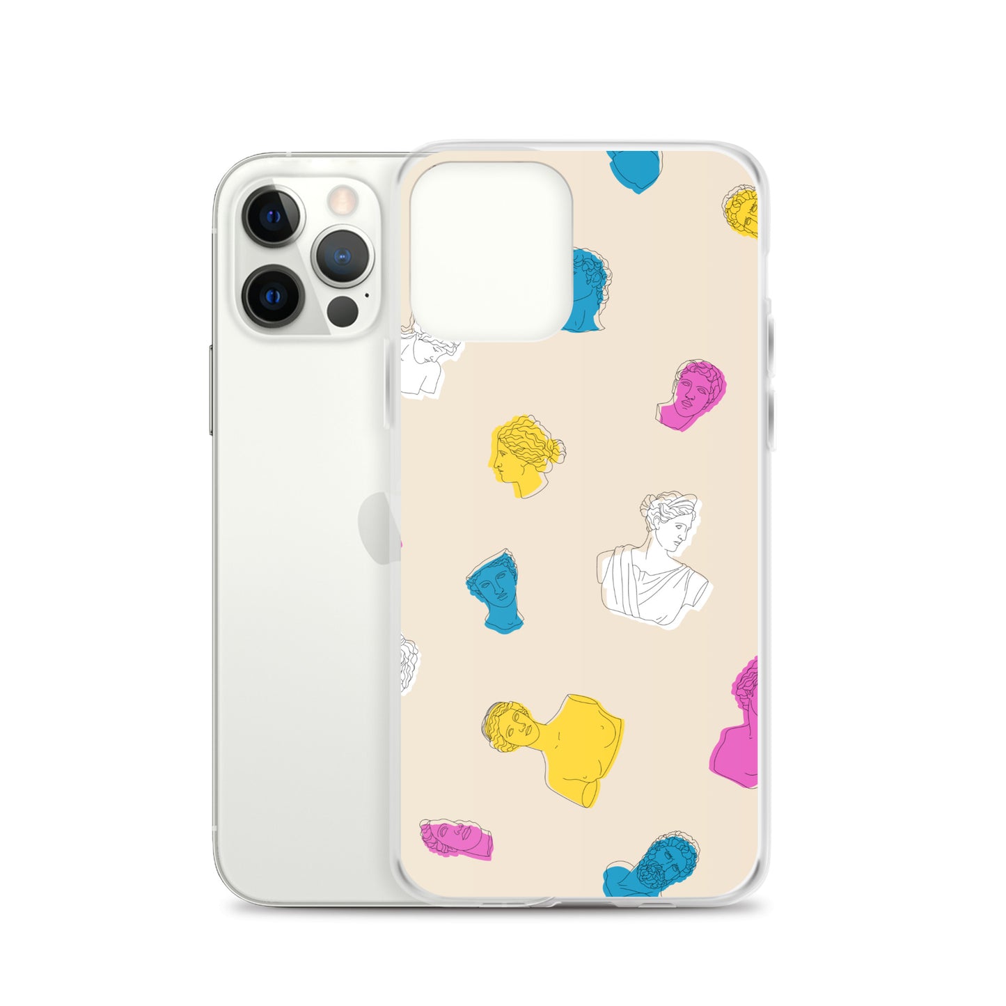 Retro Greek God Clear Case for iPhone®