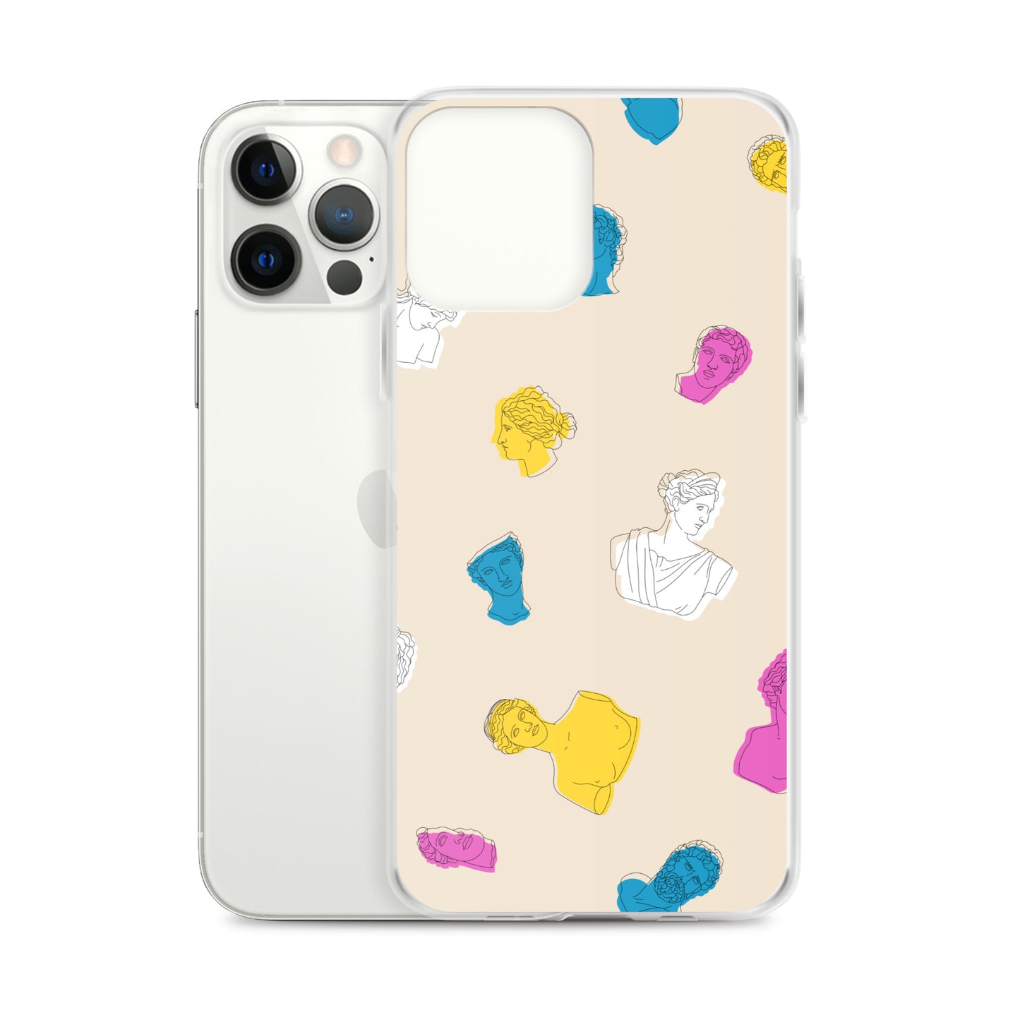 Retro Greek God Clear Case for iPhone®