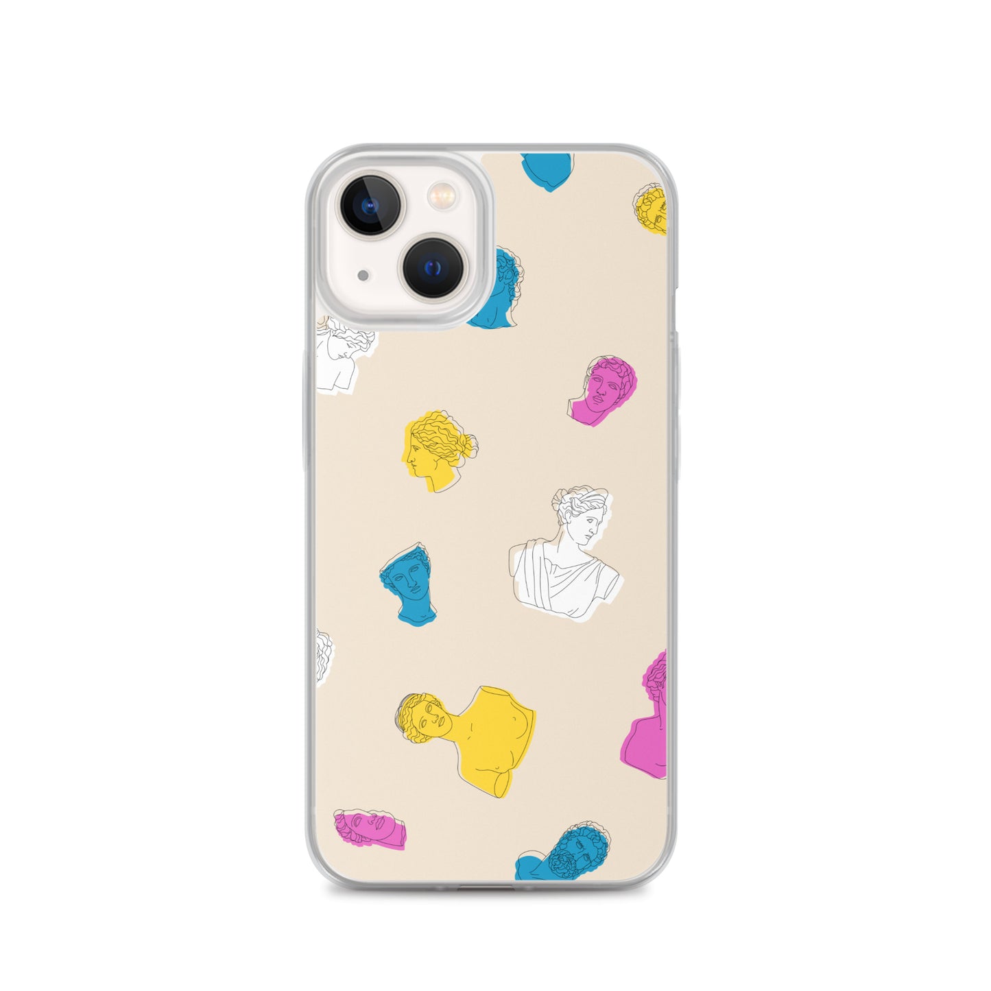 Retro Greek God Clear Case for iPhone®
