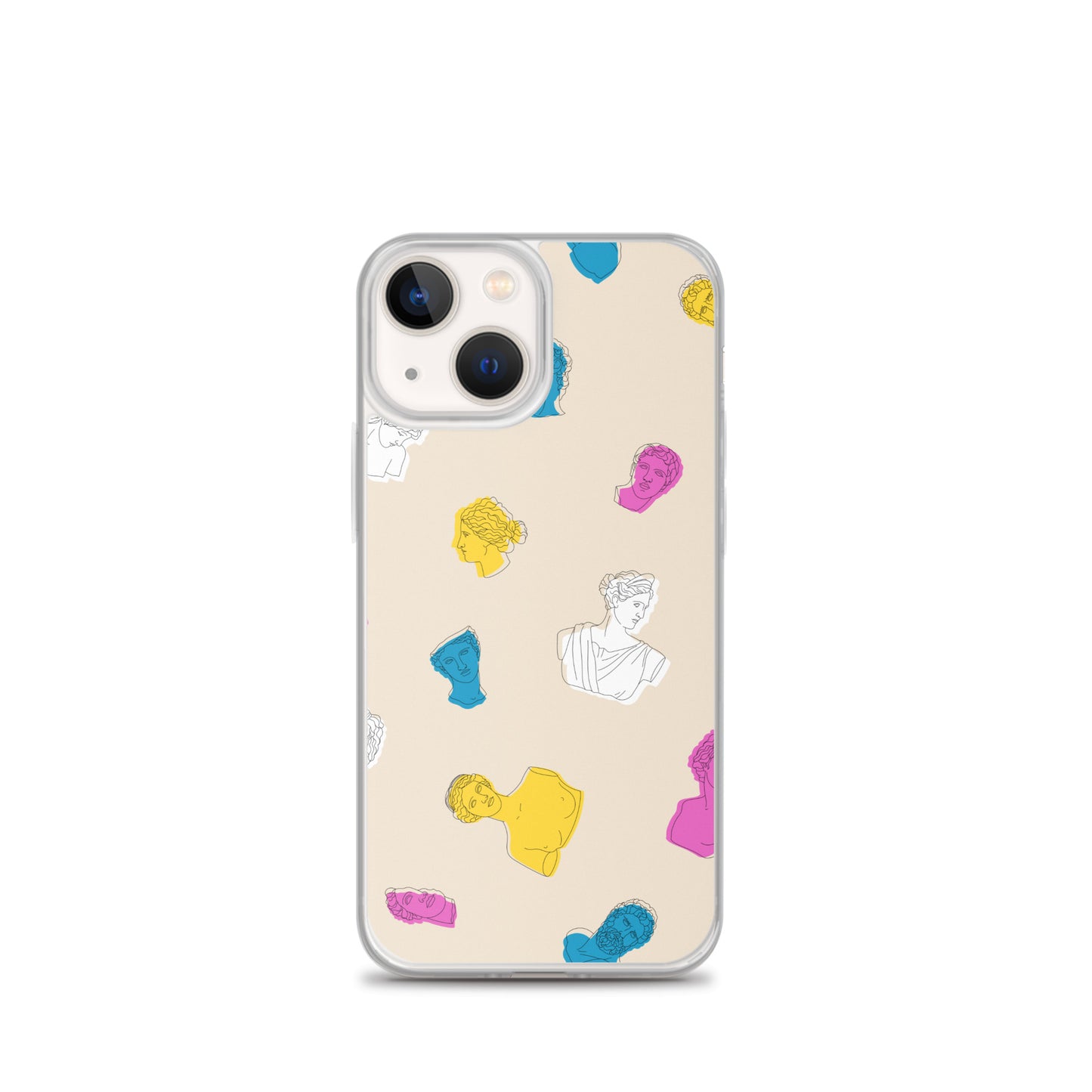 Retro Greek God Clear Case for iPhone®