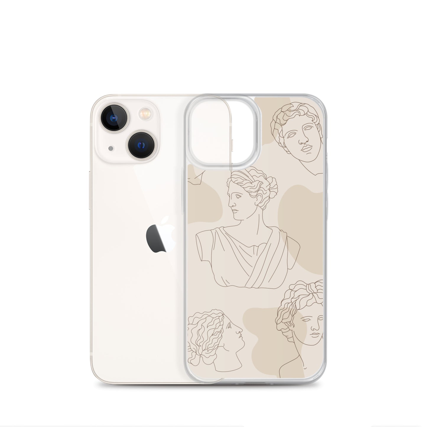 Greek Aesthetic Clear Case for iPhone®