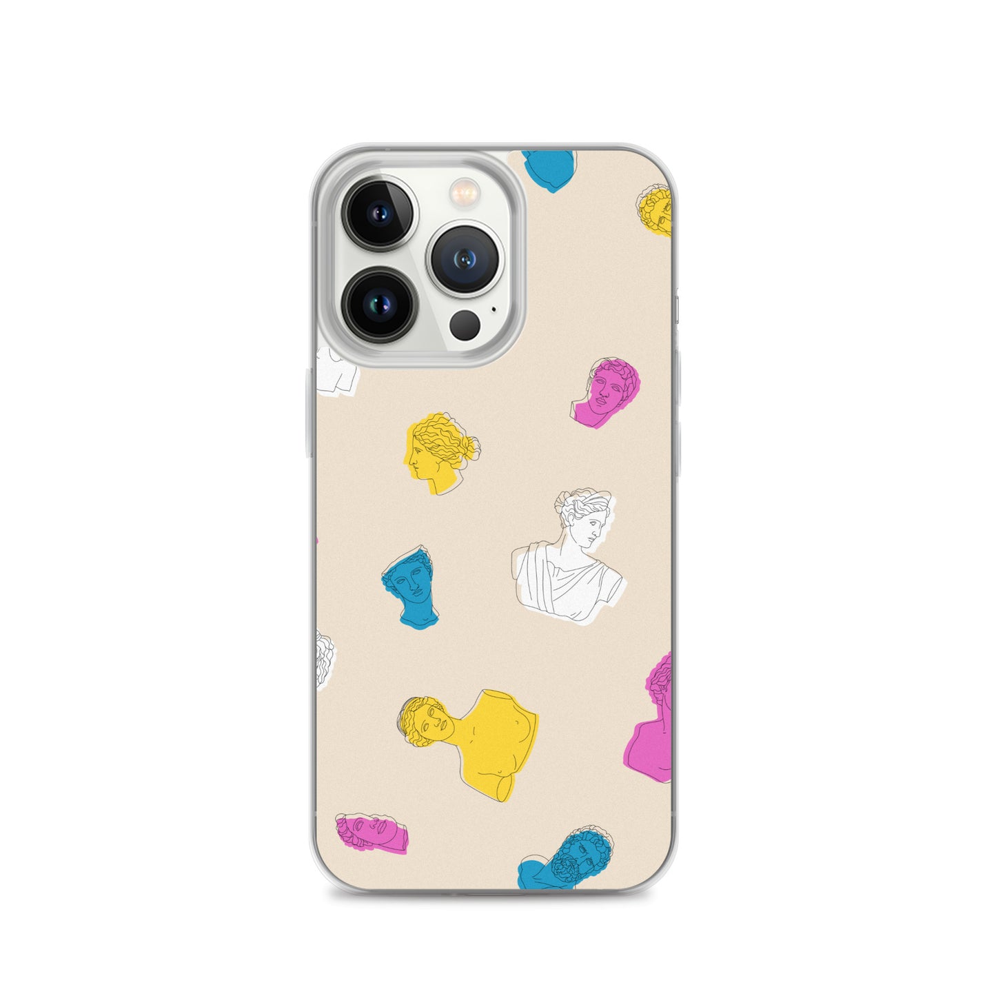 Retro Greek God Clear Case for iPhone®
