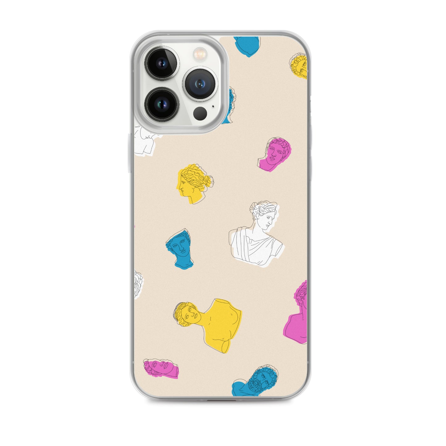 Retro Greek God Clear Case for iPhone®