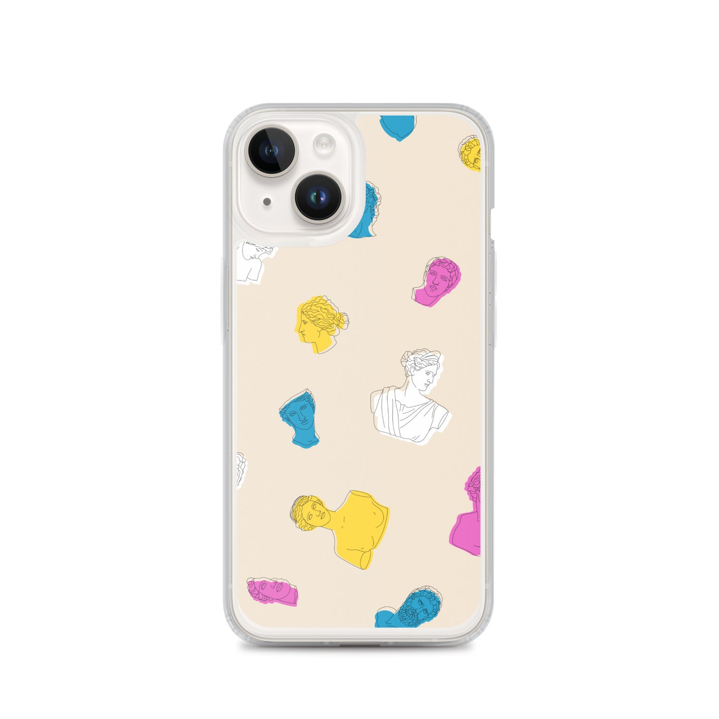 Retro Greek God Clear Case for iPhone®
