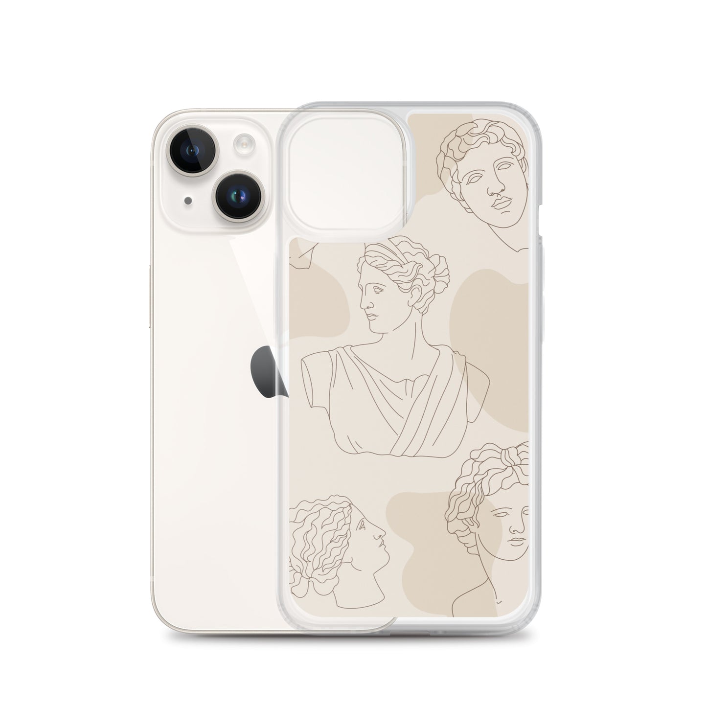 Greek Aesthetic Clear Case for iPhone®