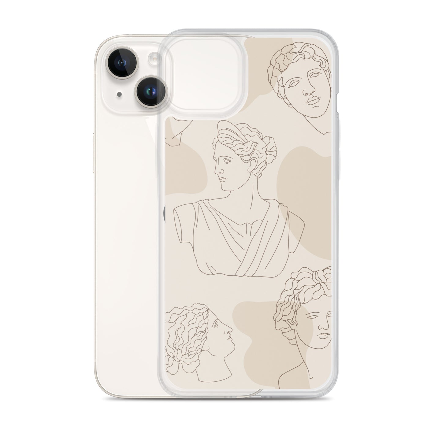 Greek Aesthetic Clear Case for iPhone®