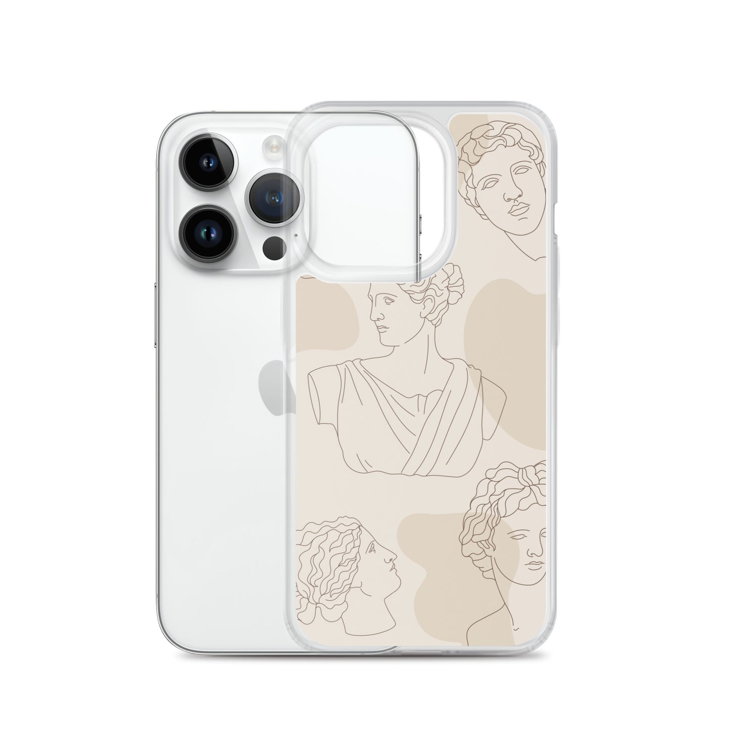 Greek Aesthetic Clear Case for iPhone®