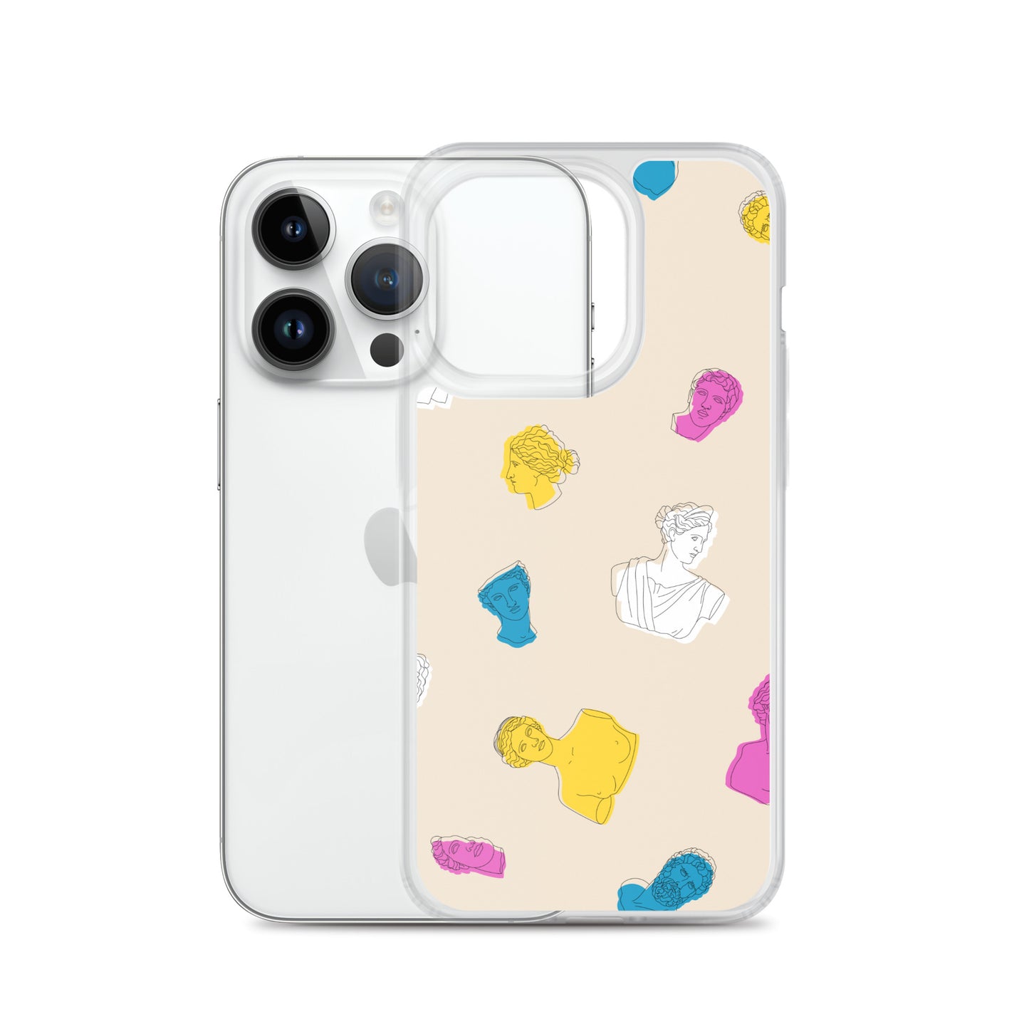 Retro Greek God Clear Case for iPhone®