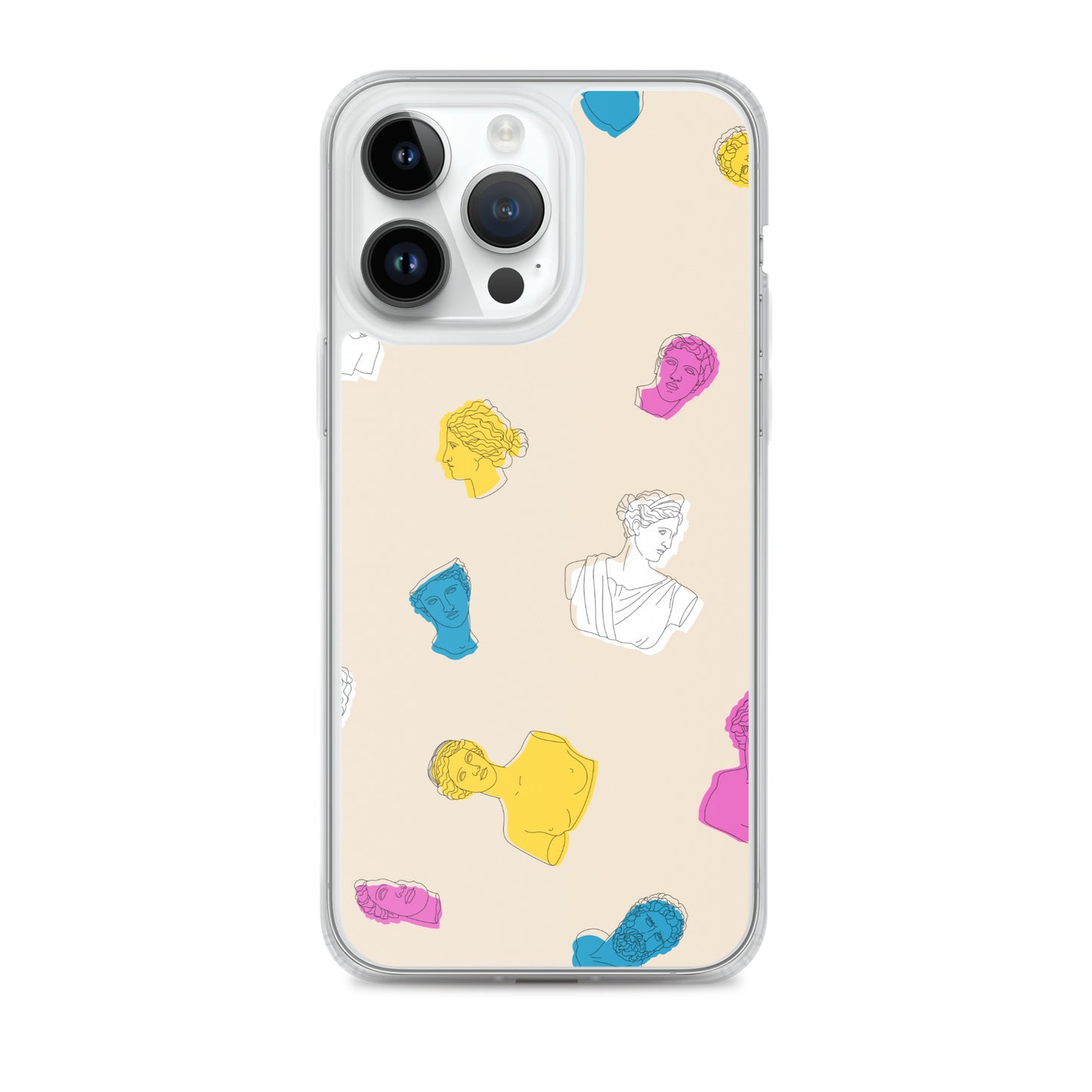 Retro Greek God Clear Case for iPhone®
