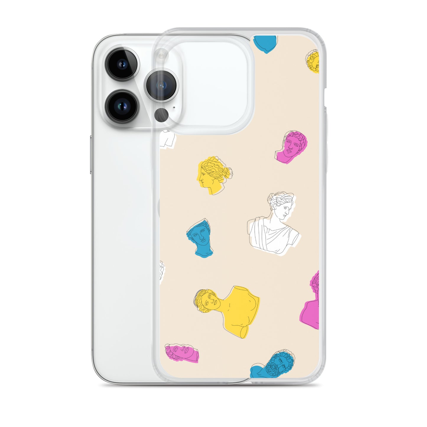 Retro Greek God Clear Case for iPhone®