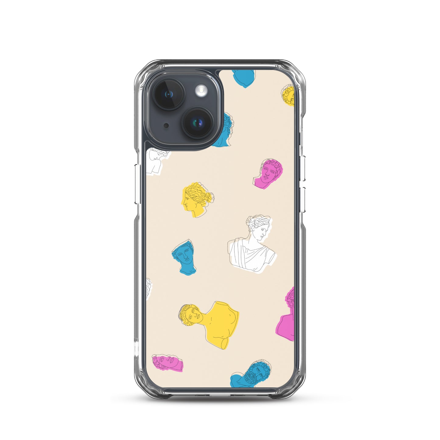 Retro Greek God Clear Case for iPhone®