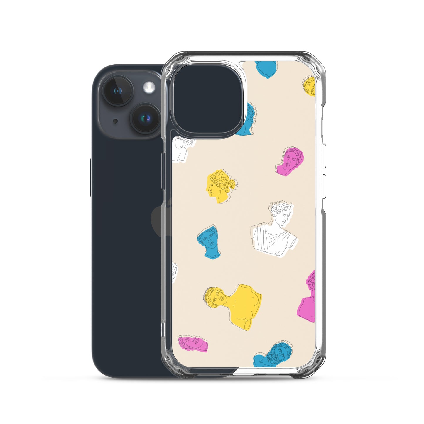 Retro Greek God Clear Case for iPhone®