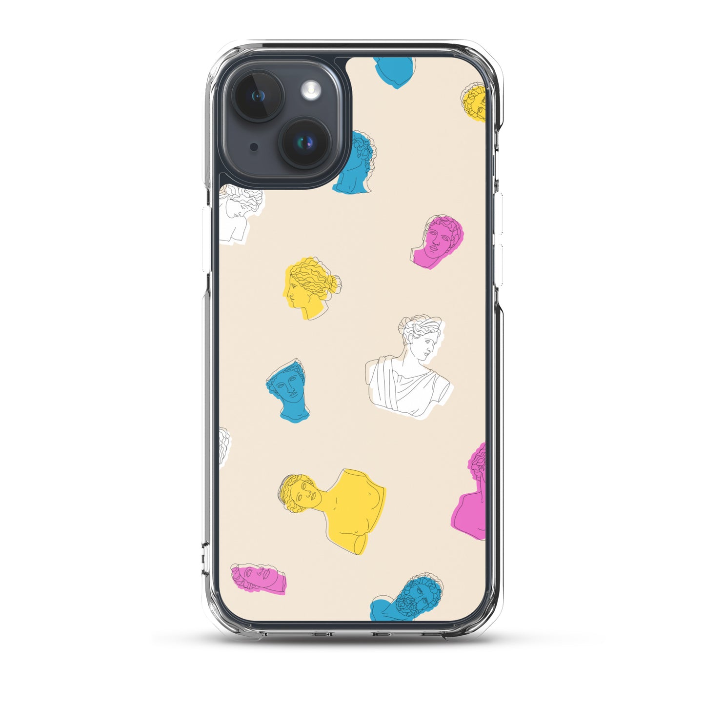 Retro Greek God Clear Case for iPhone®