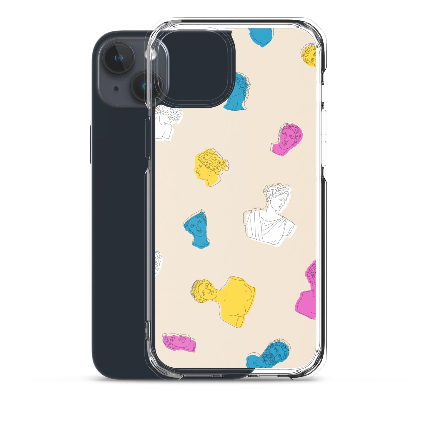 Retro Greek God Clear Case for iPhone®