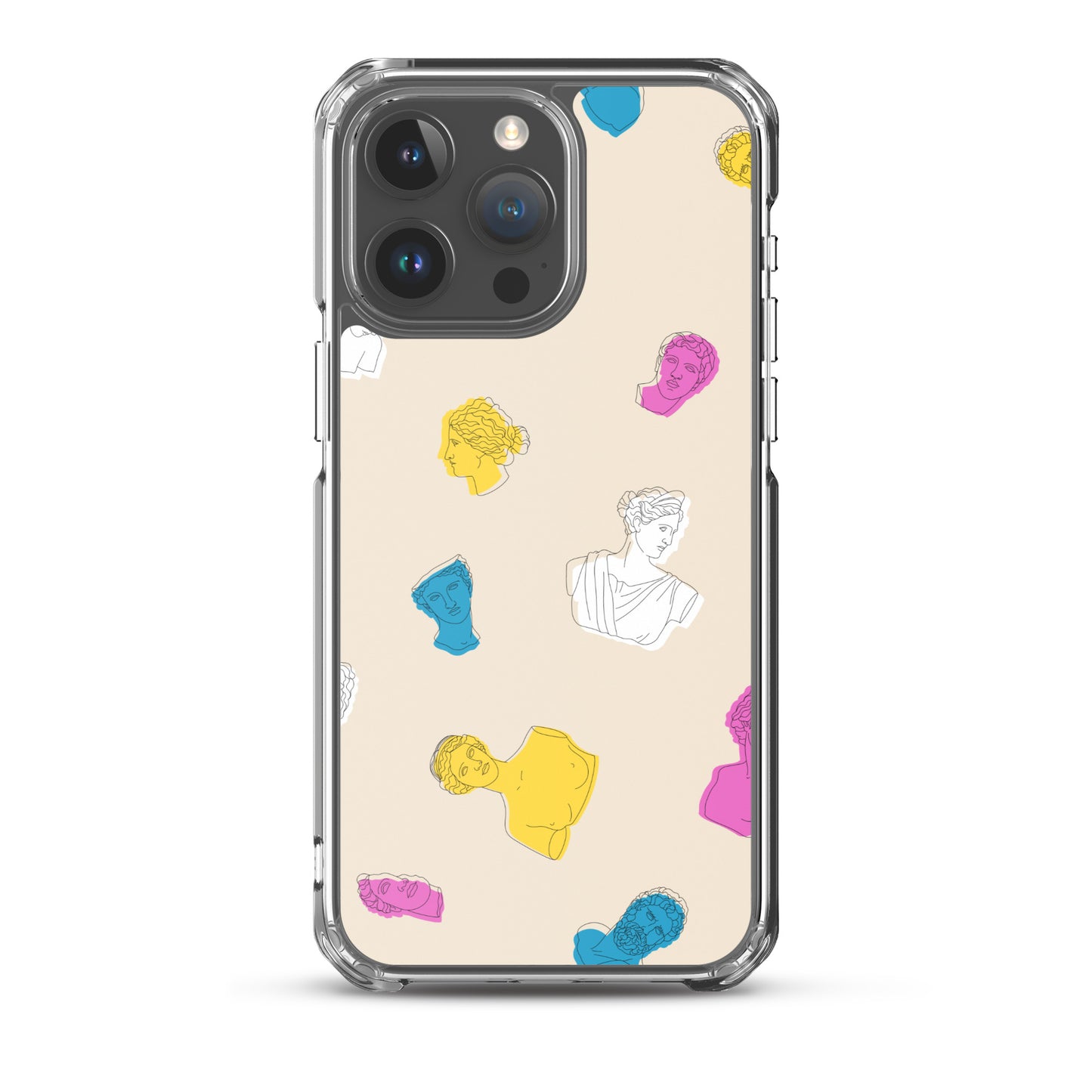 Retro Greek God Clear Case for iPhone®