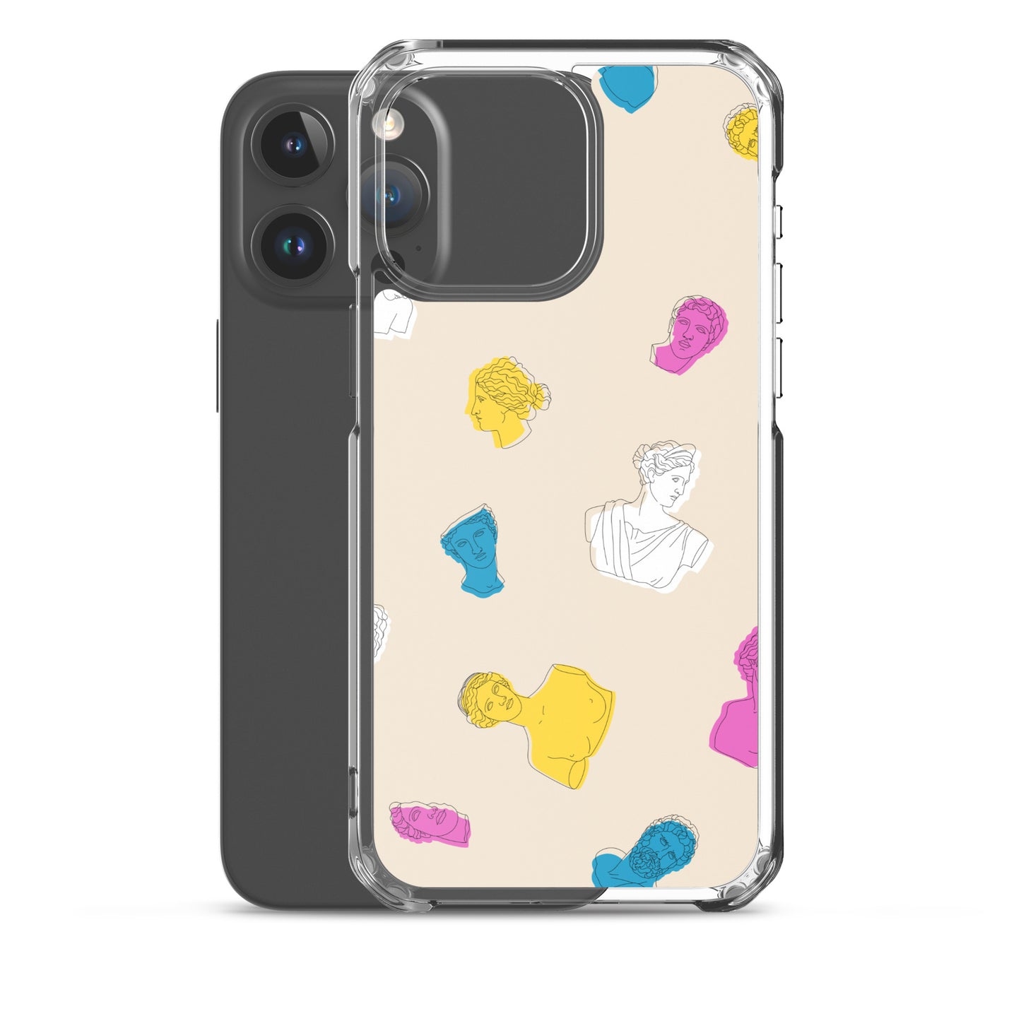 Retro Greek God Clear Case for iPhone®