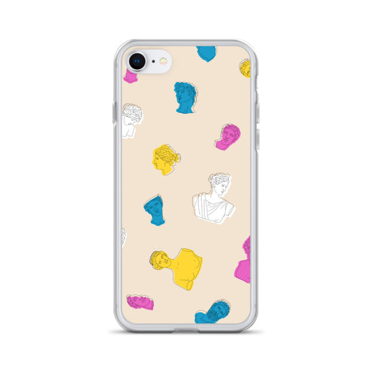 Retro Greek God Clear Case for iPhone®