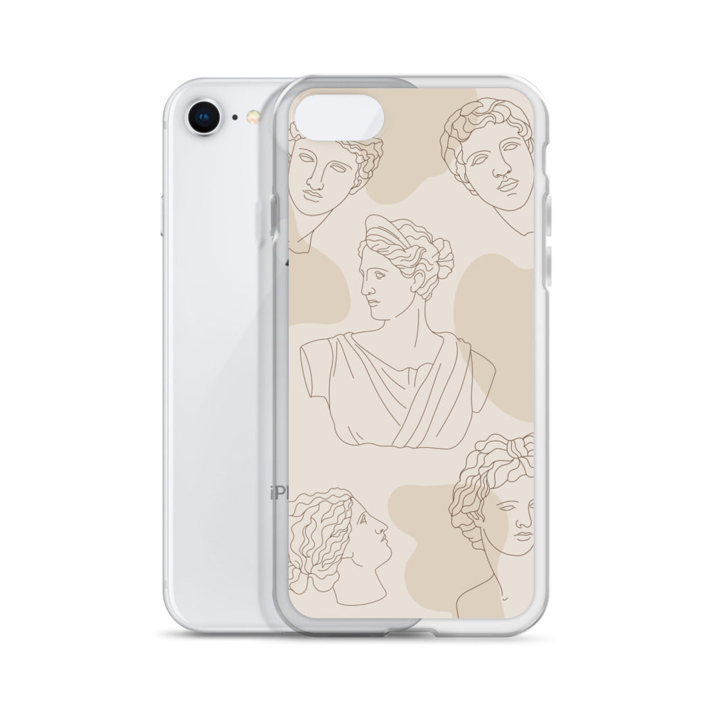 Greek Aesthetic Clear Case for iPhone®