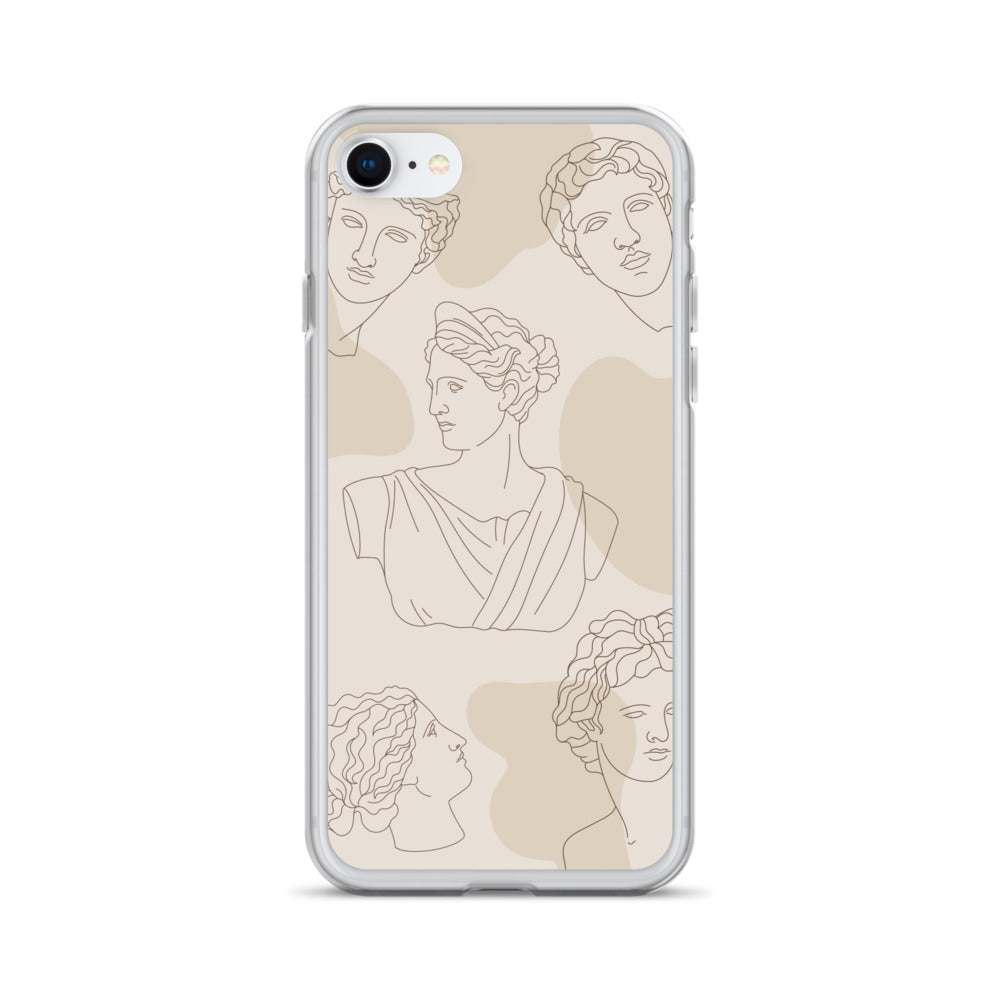 Greek Aesthetic Clear Case for iPhone®