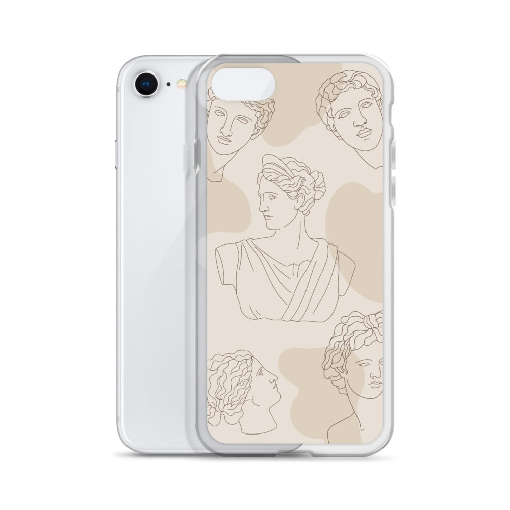 Greek Aesthetic Clear Case for iPhone®