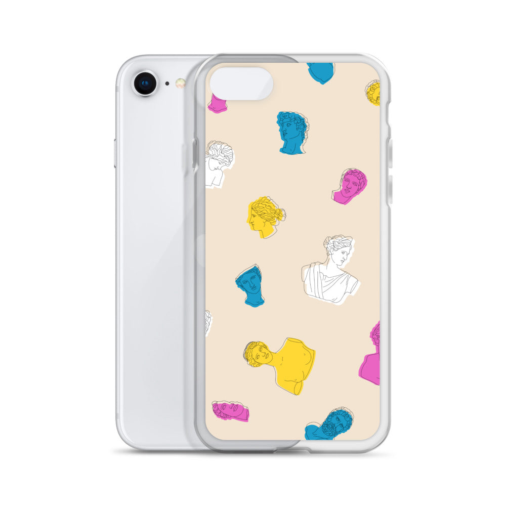 Retro Greek God Clear Case for iPhone®