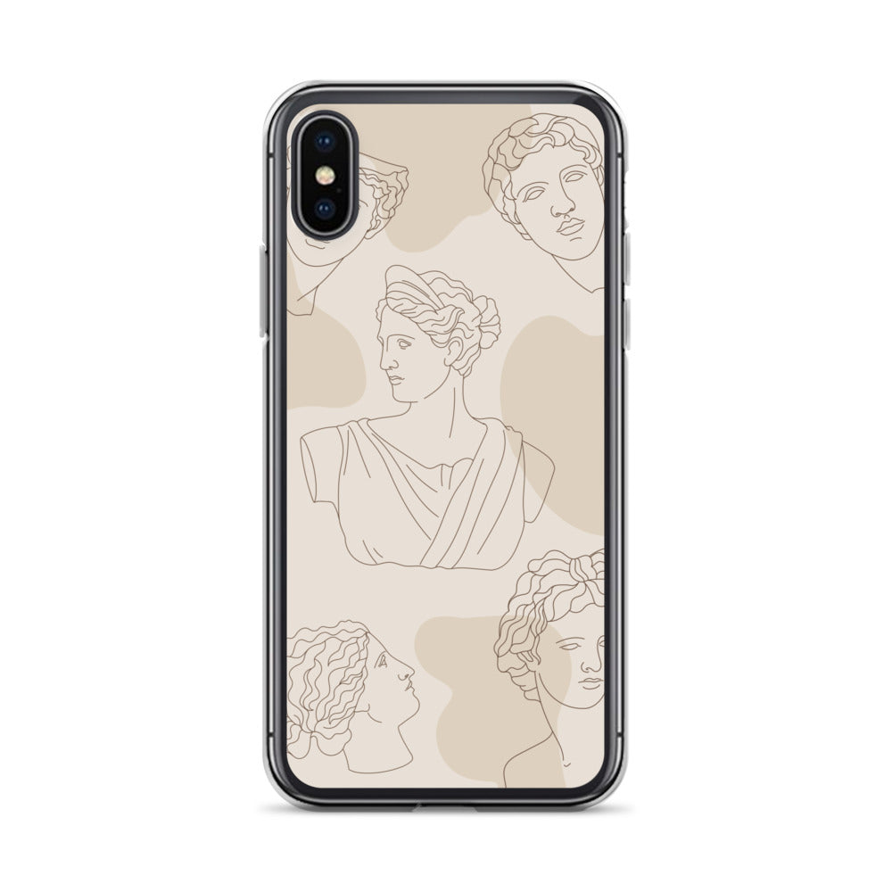 Greek Aesthetic Clear Case for iPhone®