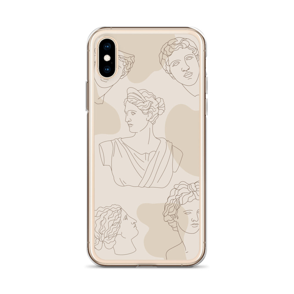 Greek Aesthetic Clear Case for iPhone®