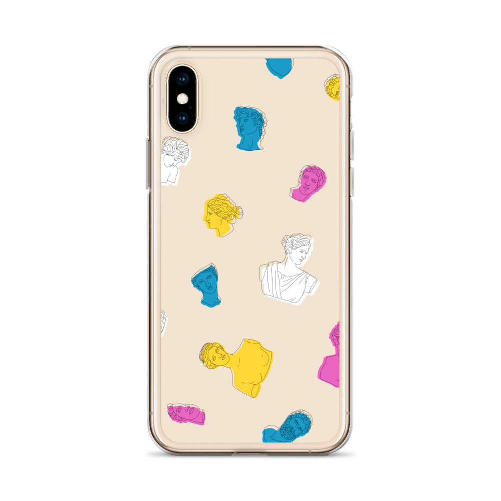 Retro Greek God Clear Case for iPhone®