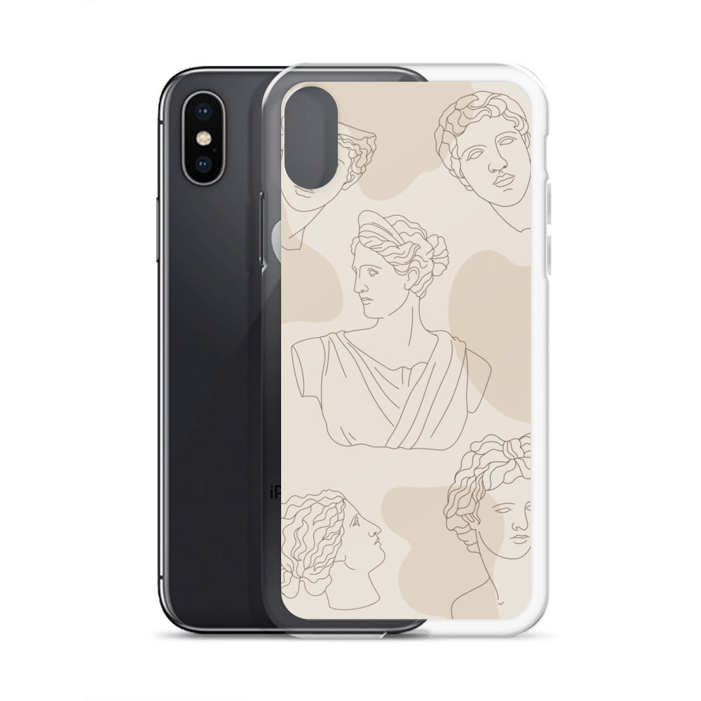 Greek Aesthetic Clear Case for iPhone®
