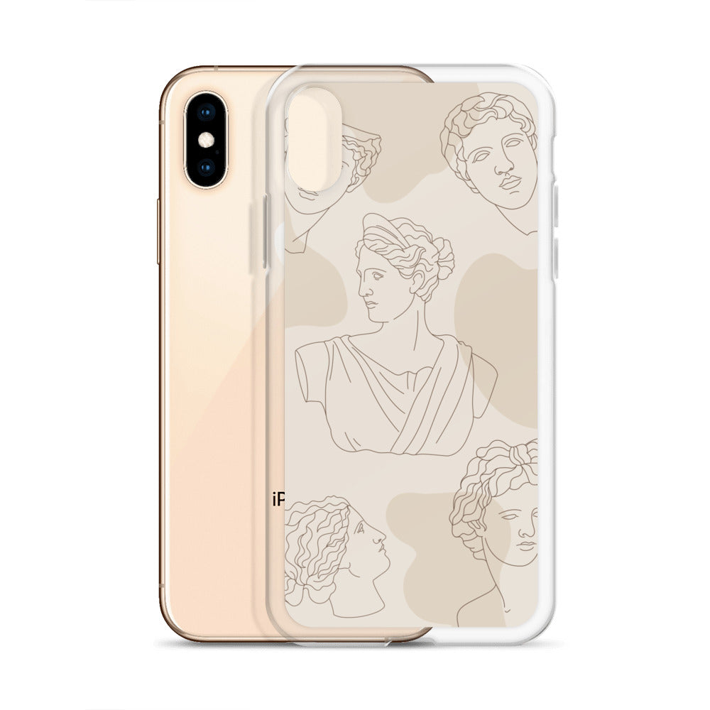 Greek Aesthetic Clear Case for iPhone®