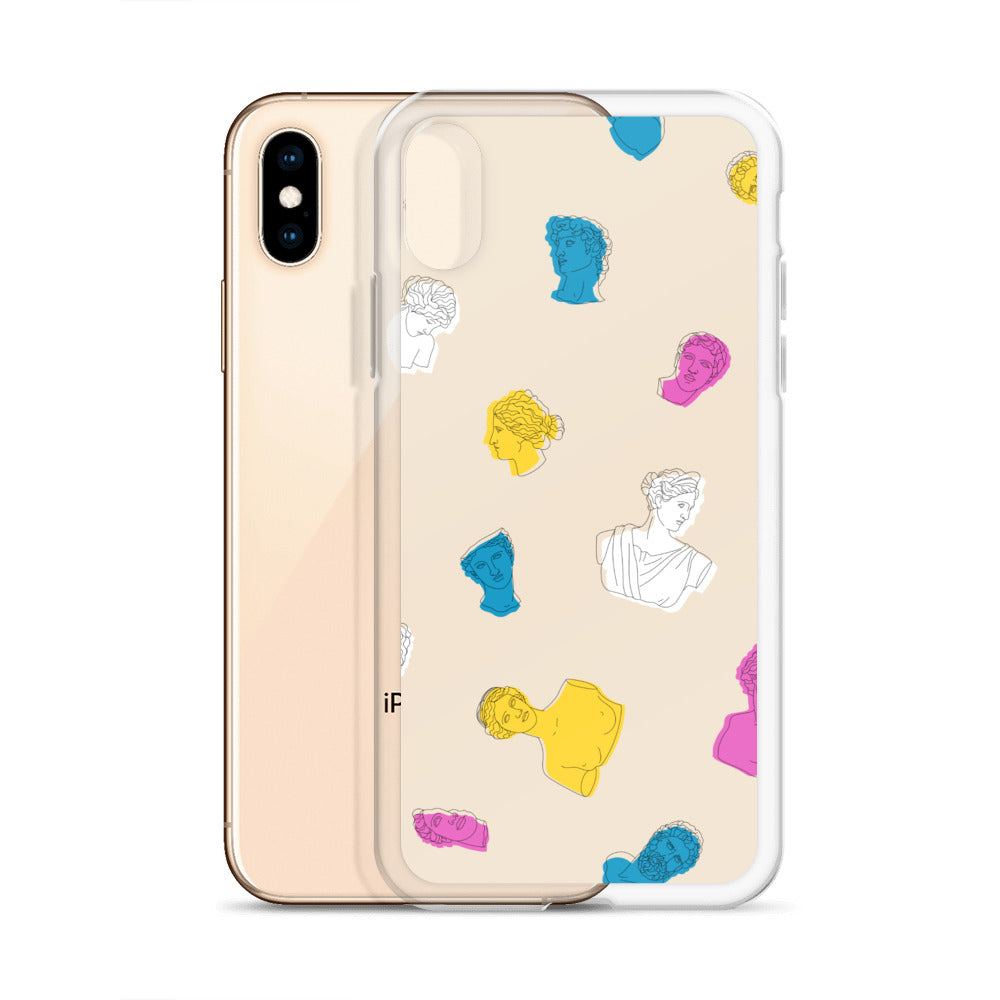 Retro Greek God Clear Case for iPhone®