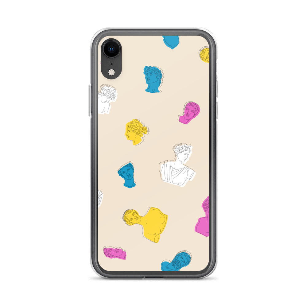 Retro Greek God Clear Case for iPhone®